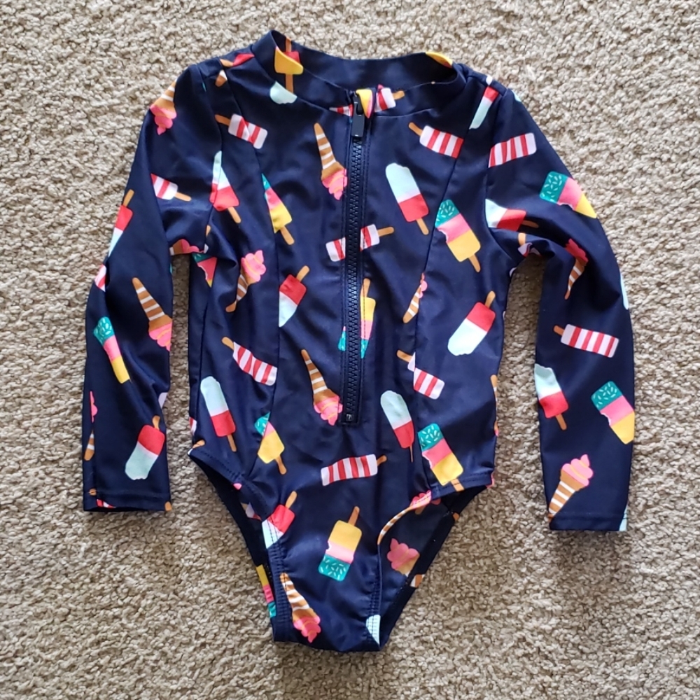 Popsicles rash guard swimsuit